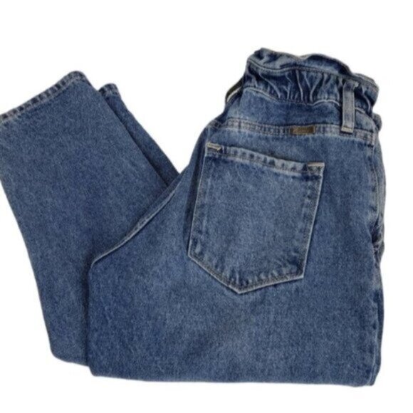 Kancan Estilo Paperbag Jeans Light Medium Wash Hi Rise Size 27 - Picture 1 of 12